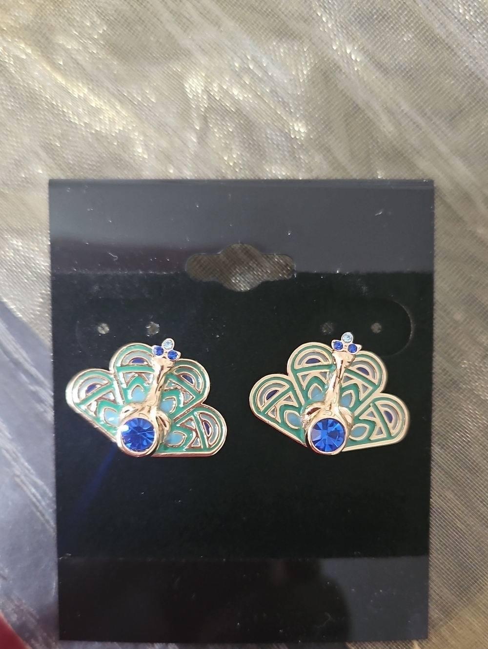 Kate Spade Peacock Earrings